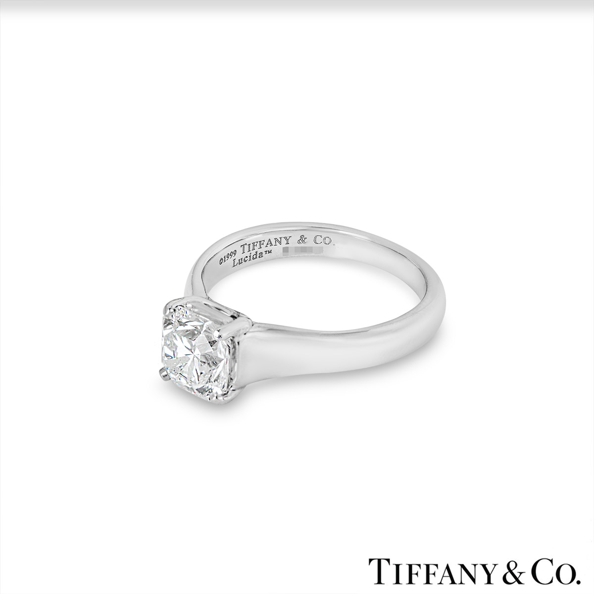 Tiffany & Co. Lucida Cut Diamond Ring 1.27ct E/VS1